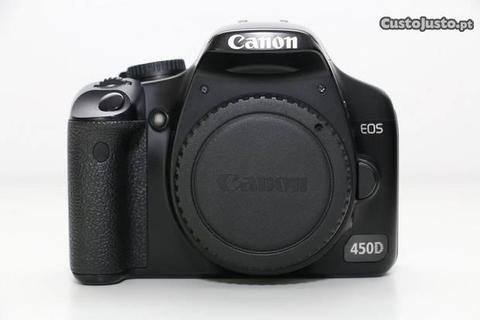 Canon 450D câmara fotográfica + Grip de punho