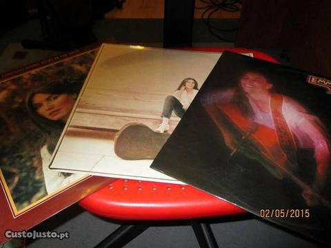 3 discos de vinil de Emmylou Harris