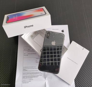 Iphone X 64gb space grey livre de origem como novo