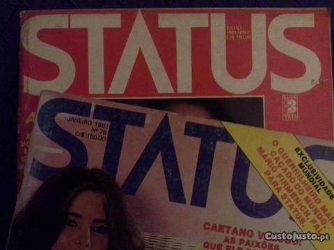 12 revistas STATUS (várias ediçöes)