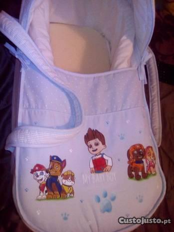 Alcofa de Bebê com desenhos patrulha pata