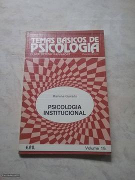 Psicologia Institucional - Marlene Guirado