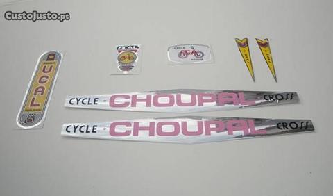 Autocolantes Ucal Choupal emblemas decalques