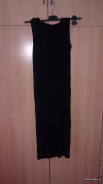 Vestido comprido preto