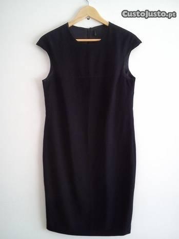 Vestido preto clássico Tam.36 da Benetton