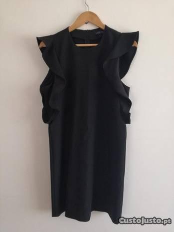Vestido preto Tam.M da Zara NOVO (c/ etiqueta)
