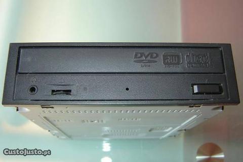 Gravador de DVD 8x da marca NEC preto