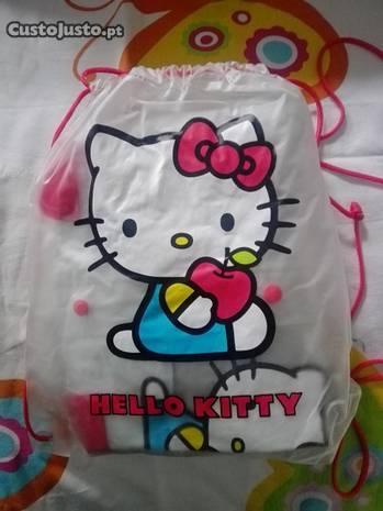 Capa+saco Hello Kitty 4 anos - OFERTA PORTES
