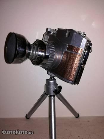 Máquina Fotográfica Comet S +Tripé + Capuz - 1950