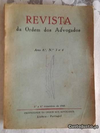 Revista da Ordem dos Advogados 1948 Nº 3 e 4