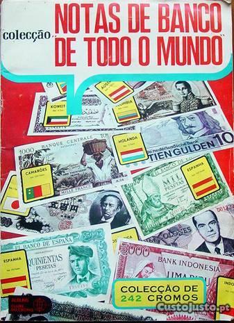 Caderneta Notas de Banco de todo o Mundo