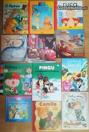 Variados livros infantis (2.00euros a unidade)