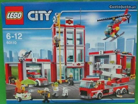 LEGO City 60110 - Quartel dos Bombeiros - Novo