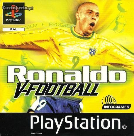 Jogo PS1 Ronaldo V-Football