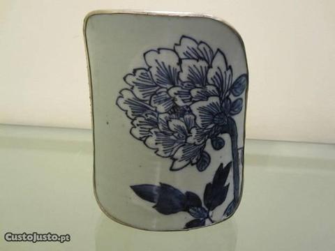 Caixa Porcelana China Casquinha Flor Lotus 13 cm