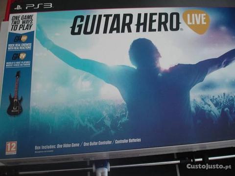Guitar Hero Live PS3 (Guitarra + Jogo)