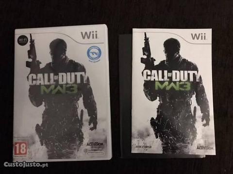 Jogo Call Of Duty Modern Warefar 3 para a Wii