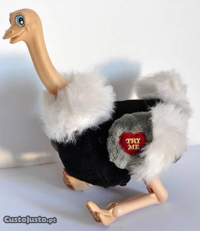 Brinquedo avestruz a pilhas