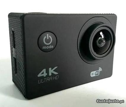 Action Cam F60 UltraHD 4k 16MP com controlo WiFi