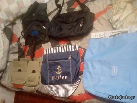 Conjunto de 5 Malas Diversas