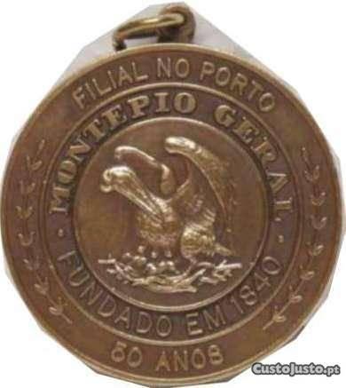 medalha comemorativa Montepio Geral-Porto 50 anos