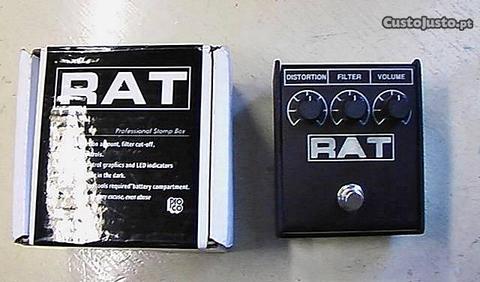 Pedal ProCo Rat Made USA overdrive distorção fuzz