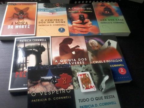 Patricia Cornwell - sete livros