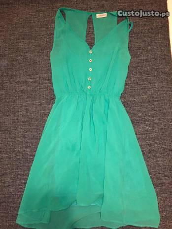 Vestido Verde Água