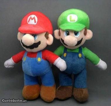 Peluches 25cm Super Mario & Luigi