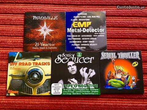 CDs (colectâneas de Metal e Singles)