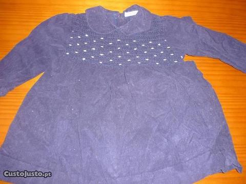 Vestido Fazenda Azul Zippy 6-9 Meses