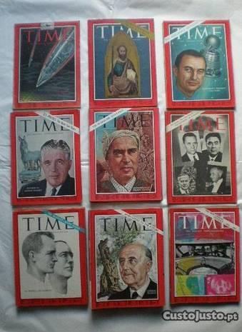 142 revistas Time 1956 a 1974 + 31 revistas antiga