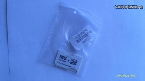 Adaptador Dual Slot Micro SD - MS Pro Duo - PSP
