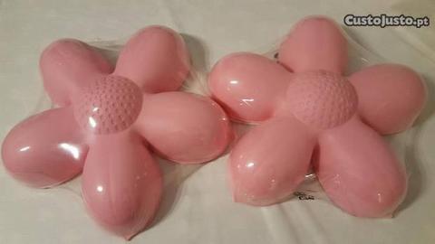 Candeeiro de parede - flor rosa (NOVO)