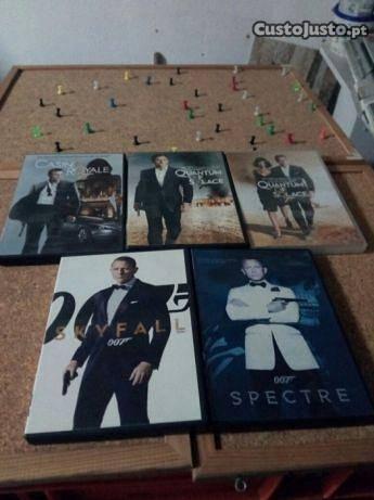 lote 16 filmes originais 007 varias ediçoes