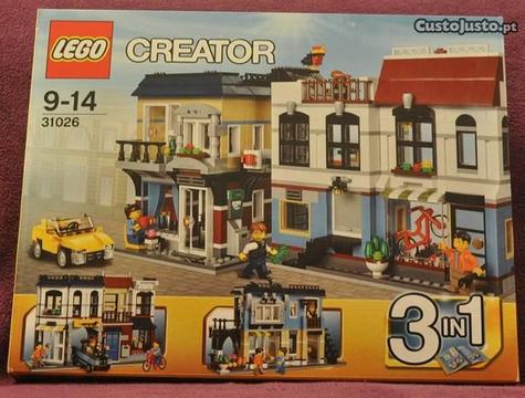 Lego creator 31026 - loja de bicicletas e café