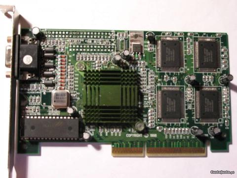 Placa Gráfica PCI Intel 740 AGP 3D 8Mb