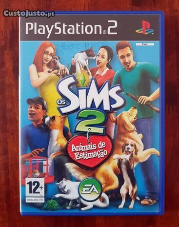 Jogo Sims 2 Animais Estimação Pets PS2 com livro