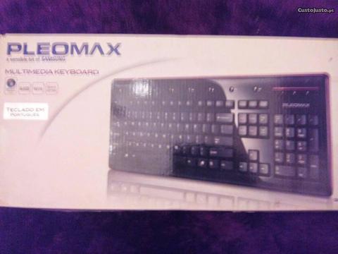 teclado para pc samsung pleomax em caixa
