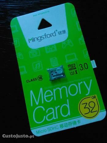 Cartão de memória de 32gb