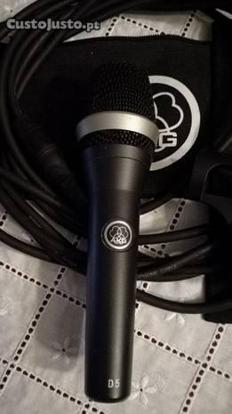 Microfone AKG D5 Bundle. Voz e amplificadores