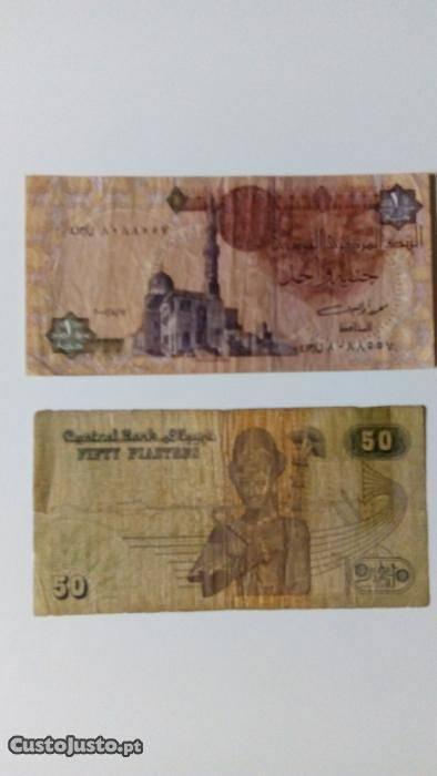 2 notas libras egípcias