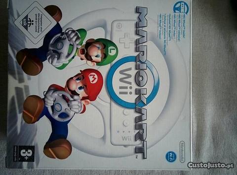 Wii jogo mario kart c opçao volante Nintendo