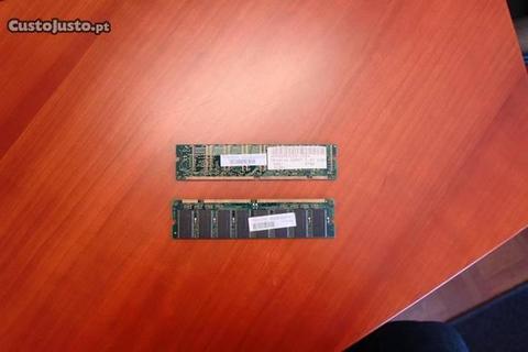 Placas de memória SDRAM 128 Mb, 133 MHz para PC