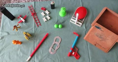Brinquedos tradicionais de diversão - Lote de 13