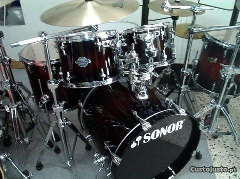 Bateria sonor select s drive smooth brown burst