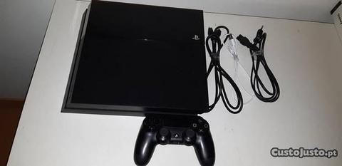 Ps4 500 GB + Comando Original + Cabos