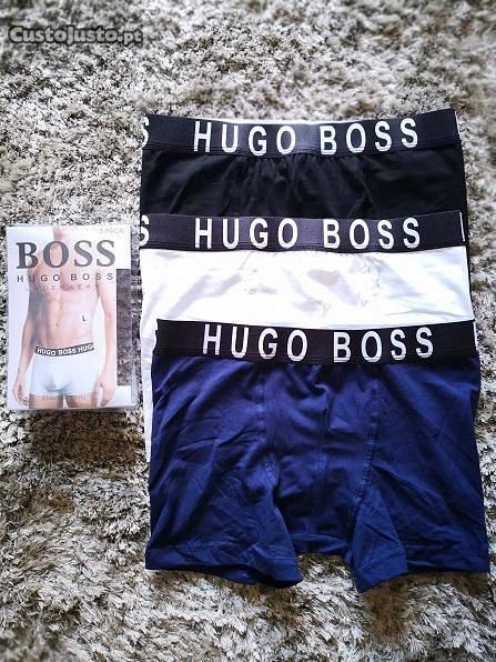 Pack 3 Boxers marca Hugo Boss - Novos