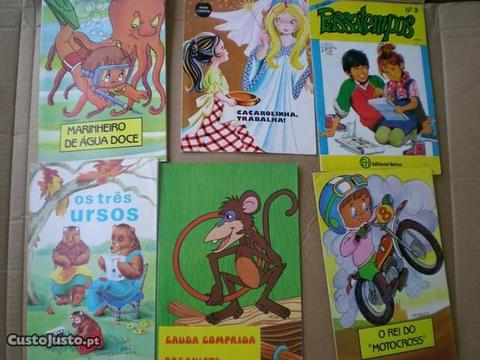 Livro infantil vintage contos / passatempos