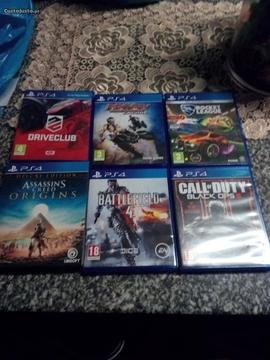 Lote 6 jogos originais ps4
